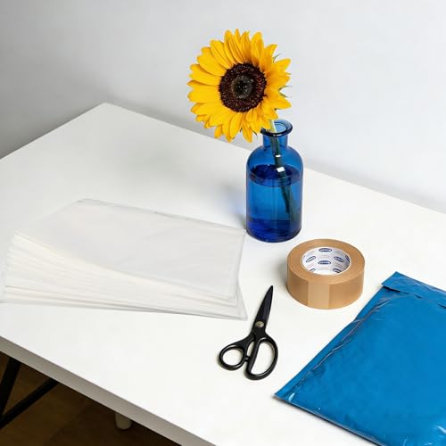 110 Pack Waterproof Shipping Label Sleeves, 7.5x5.5 Inch Packing Slip Envelopes