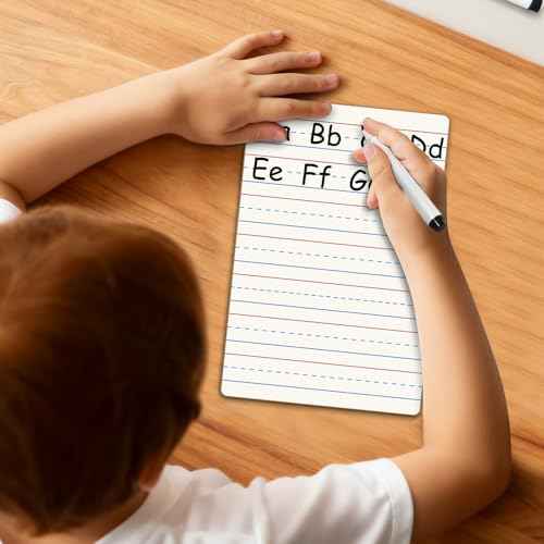 24-Pack Dry Erase Boards, Double-Sided Mini Whiteboards with Lines for Kids, Students, Teachers ? 6"x9" Lined Whiteboards for Math & English Writing Practice, Classroom Essentials
