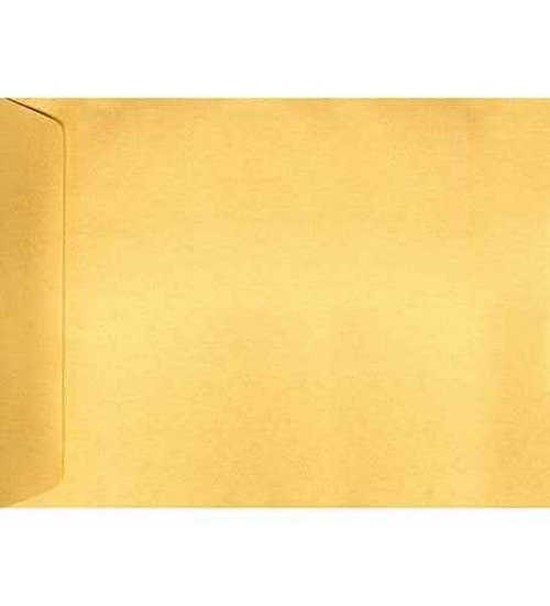 LUXPaper 9 x 12 Open End Envelopes | Peel & Press | Gold Metallic | 80lb. Text | 50 Qty