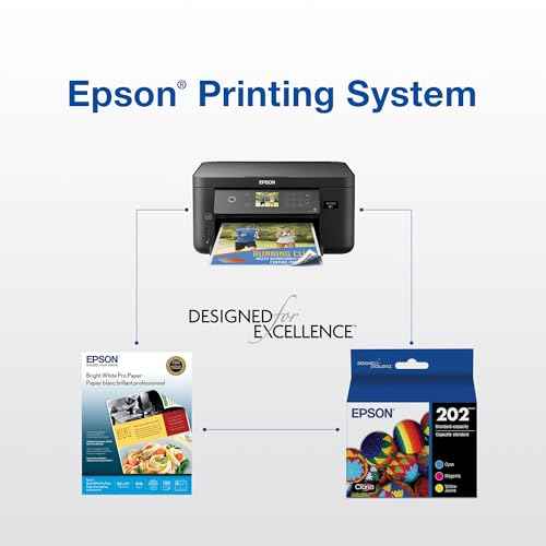 EPSON 202 Claria Ink High Capacity Black Cartridge (T202XL120-S) Works with WorkForce WF-2860, Expression XP-5100