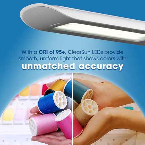 OttLite Dimmable LED Task Lamp - Portable, Adjustable, Desk Light, Great Gift