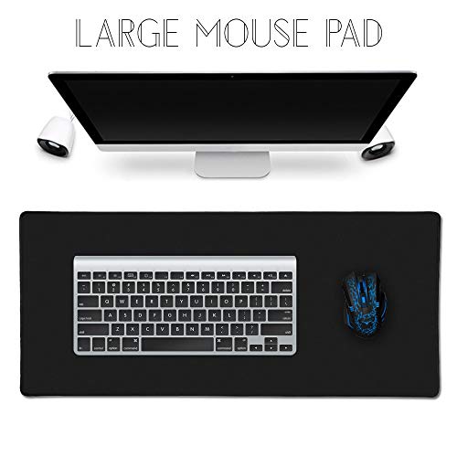 Cmhoo XXL Large Gaming Mouse Pad 15.7 x 35.4 Inches Anti-Fray Non-Slip Surface