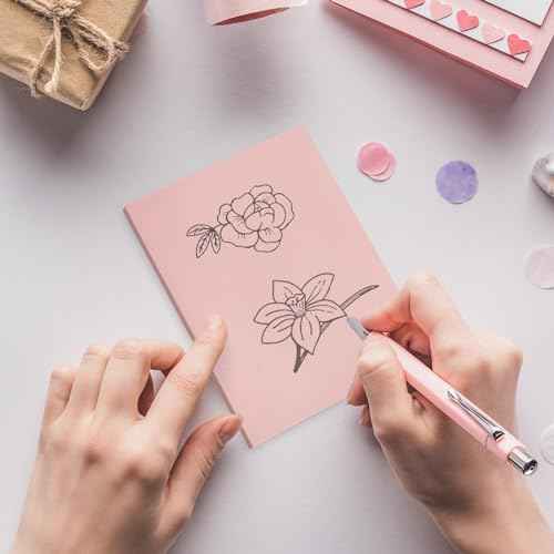 5 Pack 4"x6" Pale Pink Rubber Stamp Carving Blocks Pink Rubber Carving Blocks Linoleum Block for Stamp Maker Printmaking Supplies