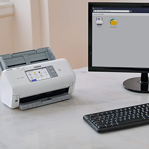 Brother ADS-4700W Professional Duplex Wireless Desktop Scanner with 4.3" Touchscreen - New Larger Display