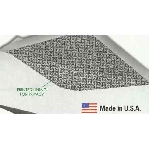 Mead #10 Envelopes, Letter Size, 4-1/8" x 9-1/2", Security Printed Lining for Privacy, Gummed Closure, Windowless, White All-Purpose for Home & Office Mail, 40 Count (75214)