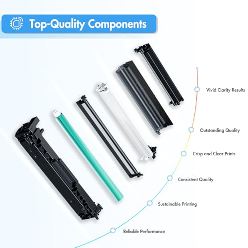 TRUE IMAGE Compatible Toner Cartridge Replacement for Canon 121 CRG-121 CRG121 for Canon imageCLASS D1620 D1650 High Yield Ink Printer (Black, 2-Pack)