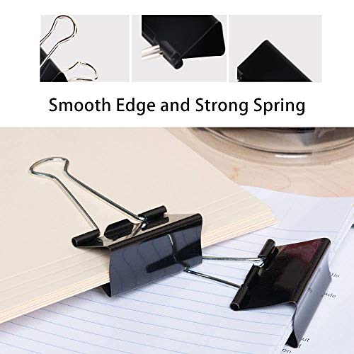 Ufmarine Extra Large Binder Clips 2.4 Inch Length, Jumbo for Office
