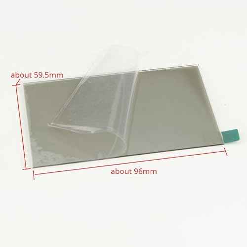 Generic Southst 4 Inches Thermal-isolating Glass Polarizer Glass 96x60x1.2mm Optical Glass For LCD Mini Led Projector Repair Part DIY Projector (Color: 1PC)