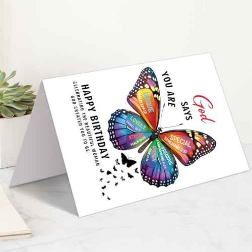 DaySpring Religious Birthday Card for Women,Christian Blessings Birthday Cards