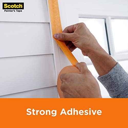 Scotch Heavy Duty Painter's Tape, 6 Rolls, 1.88 in x 60.1 yd, for Use On Vinyl, Carpet, Metal, & Plastic, Indoor & Outdoor Masking Tape, Bonds Aggressively, 3-Day Clean Removal (2020+-48EP6)