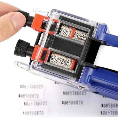 16,000 Pcs 2 Line Refill Price Marking Labels Stickers for MX6600,MX6602,YH689 & Most Other 2 Line Price Gun,40 Rolls with 3 Discount Stickers,2 Gloves and 4 Ink Rolls, Ideal for Retail, Shop (White)