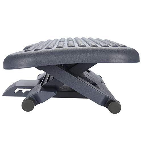 Desk Foot Rest, Tilt Adjustable Height Footrest New Pebbles Massage Portable Comfortable Foot Rest for Home Office Under Desk