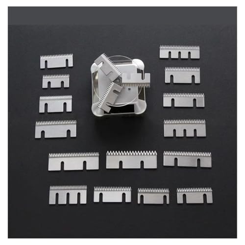 CUBATR 65x30x1.5mm Serrated Carton Sealer Blades for Semi-Auto Packaging Machines, Pack of 10