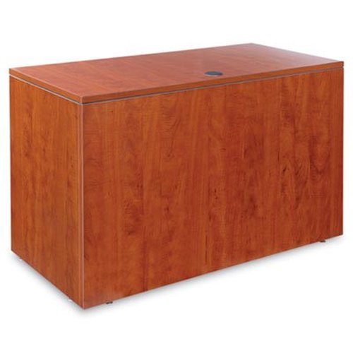 Alera Valencia Series Reversible Return/Bridge Shell, 47 1/4w x 23 5/8d, Cherry