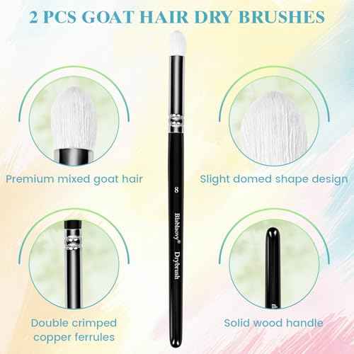 12pcs Miniature Paint Brushes Drybrush Set, Detail Paint Brushes for Acrylics, Watercolor, Figurines Model, Face Painting, Piant by Number Kit for Adults - Triangular Handles (Black)