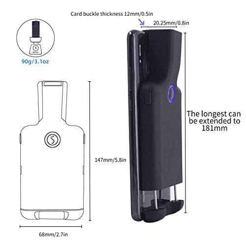 Symcode Portable Barcode Clip with Bluetooth - 1D 2D QR Bar Code Reader, PDF417, Data Matrix, Maxicode, Wireless Connect