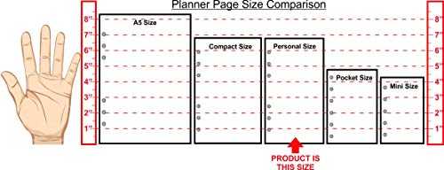 Handy Forms Personal Payment/Expense Record & Check Register – 50 Sheets, 3.75 x 6.75, with 2 Groups of 3 Holes (Personal Size Binder Compatible) – Variation