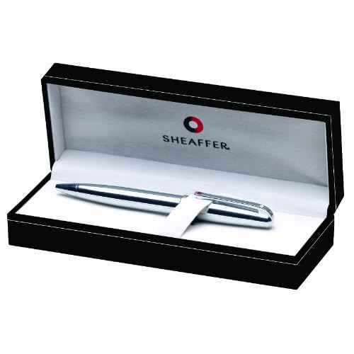 Sheaffer 500 (GC3) Ball Point with Blue Refill, Bright Chrome with Chrome Trim (SH/9330-2)
