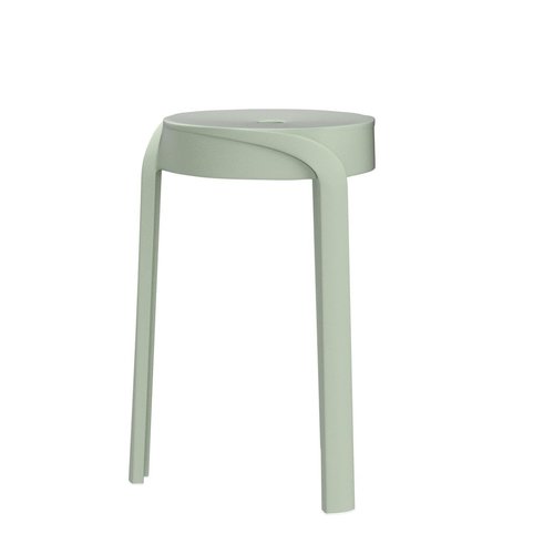 MITLOXX 17.7 inch Height Modern Plastic Stool (Set of 4), Round Stackable Chair, Unique Whirl Design, Flexible Seating for Home, Office, Classroom, Shower etc. Waterproof for Indoor/Outdoor (Black)