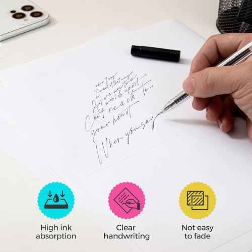 1000 Label Paper for Printer 8.5" x 5.5" Half Sheet Shipping Labels Self Adhesive Matte White 2 Per Sheet Printer Label Paper