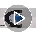 Flagest Blue Magnetic Levitation Floating Globe with LED Lights - 3.3 Inch Desktop Globe for Home & Office Decor