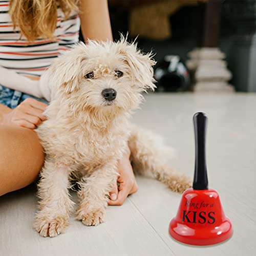 PETDCHEB Red Hand Bell & Service Desk Bell Set - 2 Pack