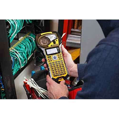 Brady M210 Portable Label Printer Kit (M210-KIT), Yellow/Black