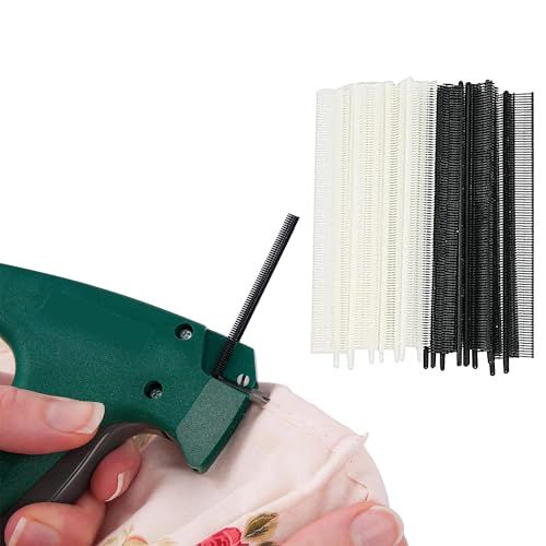 Hobanga 2000Pcs 0.17 inch Micro Stitch Gun Fasteners – Black & White