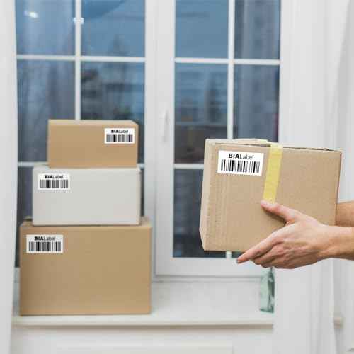 12 Rolls 2" X 1" Thermal Labels, 1300/Roll - Direct Thermal Labels Compatible with Zebra & Rollo Printers