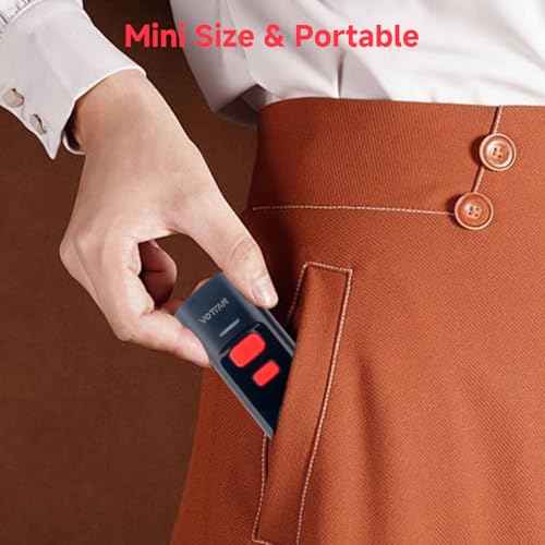 VOTTAN Bluetooth QR Barcode Scanner with Charge Stand, 1D 2D PDF417 UPC Pocket Bar Code Reader, 3-in-1 Rechargeable Automatic Scan Wireless Barcode Scanner for POS, PC, iOS, Android