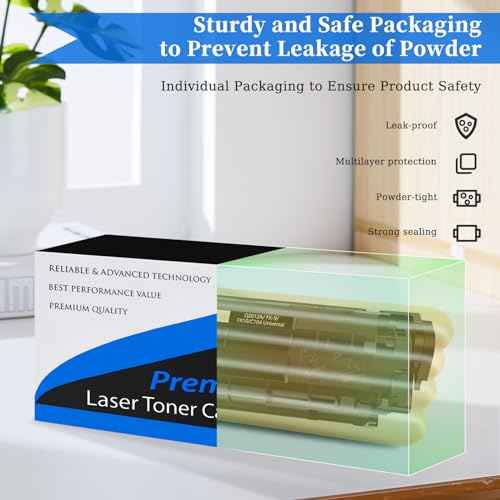 104 FX9 FX10 Compatible Toner Cartridge Replacement for Canon 104 Black Toner Cartridge Use for ImageClass D420 MF4150 MF4350d FAXPHONE L90 L120 Laser MN1319f 1012 1020 1022 3050 (2PACK)