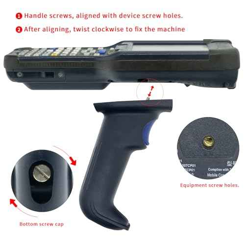 CK3 Trigger Handle with Screw for Intermec CK3 CK3R CK3X CK65 Handheld Barcode Scanner Mobile Computer,Stable Sensitive Grip (P/N:203-879-003)