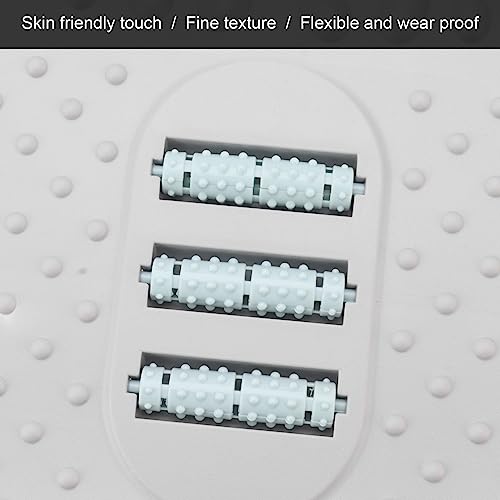 Foot Rest 6 Height Adjustable Under Desk Footrest Ergonomic Foot Stool for Under Desk at Work with Massage Texture and Roller for Office ()