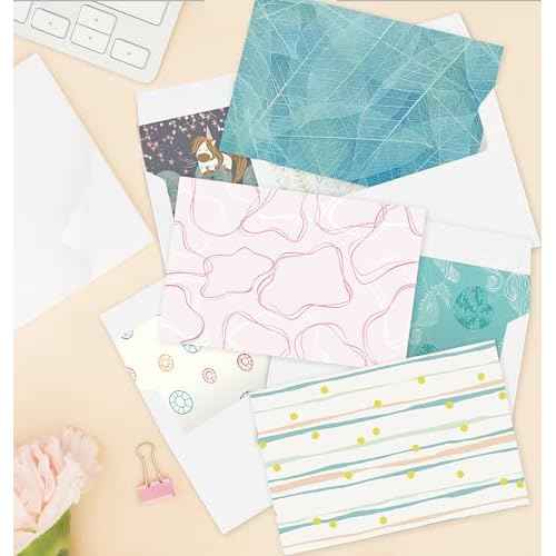 24 Pack Blank Greeting Cards for All Occasions, 4" x 6" Boxed Greeting Note Cards with Self-adhesive Envelopes, 24 Unique Designs - No Repeats