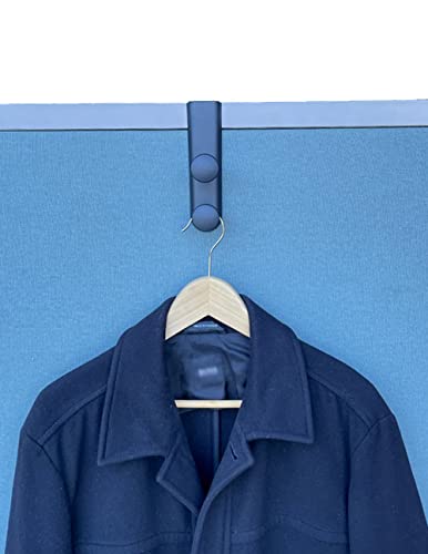 Tetra-Teknica Cubicle Wall Garment Hanger 2-Pack for Office Partitions