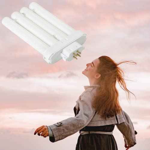 LSE Lighting FML Bulb | Compatible Replacement for Spectrum Desk Floor MG-CAB01-14 E230863 GX9906F | 4-Pin Quad Base | 6500K Full Spectrum Daylight | 120V 60Hz | Designed in USA