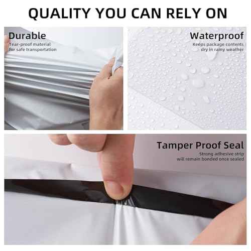 KKBESTPACK Poly Mailers Shipping Envelope Self Sealing Bags (12x15.5 500pcs)