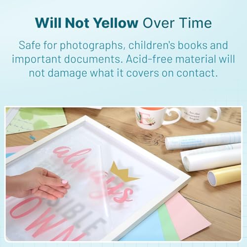 Con-Tact Clear Protective Book Cover Liners 13.5x5ft Pack of 3