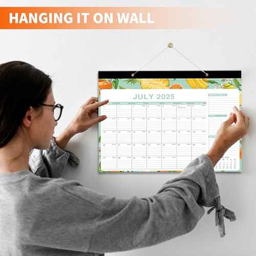 Desk Calendar 2025-2027, October 2025 to April 2027, 21 Months Calendar with TO-DO List 16.5 * 12 Inch, 2025-2027 Desk Calendar for Home or Office Planning and Organizing