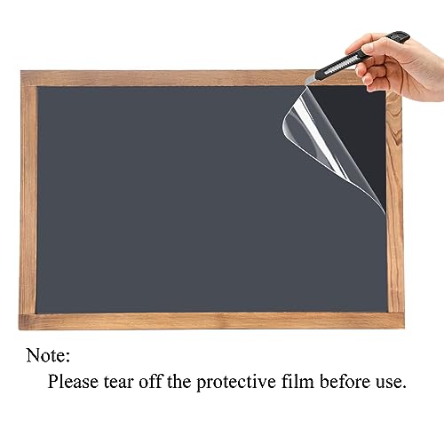Magnetic Chalkboard 12'' x 16'' Hanging Framed Wall Chalkboard, Wood Frame Board Sign Blackboard for Kids, Home, Office, Restaurant