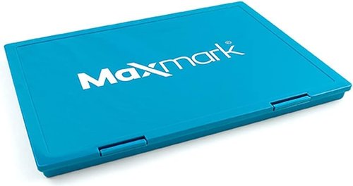 MaxMark Extra Large Purple Ink Stamp Pad - 8.25" x 11.5" - Durable Industrial Felt Pad