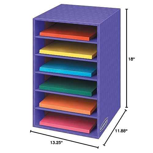 Bankers Box Classroom 6 Shelf Organizer 18"H x 12"W x 13 1/4"D (3381201)