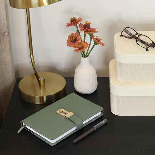 Aesthetic Diary with Lock ? Beautiful Leather Journal with Easy to Change Code Lock & Refillable Pages ? Quality Planner for Women with Bookmark & Pen Holder to Securely Protect Thoughts & Memories