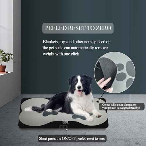 Digital Pet Scale for Small-Medium Dogs/Large Cat, Measuring Range: 0.45lbs-220lbs, Not Suitable for Large Dogs