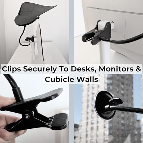 Cubicle Shade ? Adjustable Desk Shade for Cubicle to Block Light & Reduce Glare ? Portable Cubicle Light Shield and Office Shade to Block Overhead Light ? Ideal Laptop Shade for Working Outside