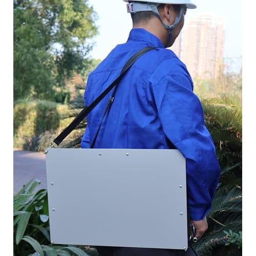 Three Clip Metal Clipboard with 2 Dedicated Shoulder Strap, 11x17 Artist Clipboard Aluminum, Large Clip Board for Drawing, Field Portable, Tactical, Urban Sketch