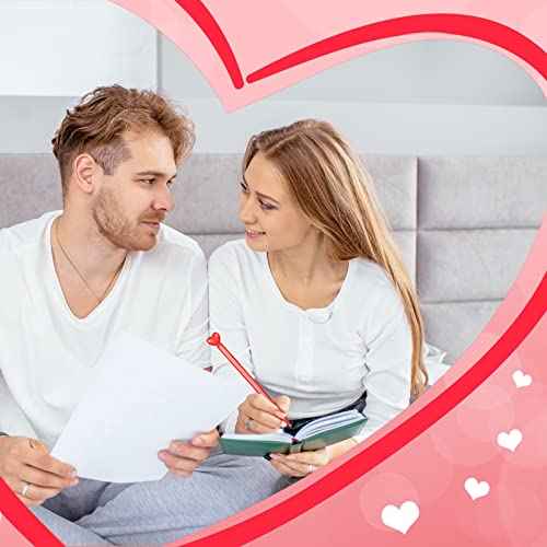 100 Pcs Valentine¡®s Day Heart Shaped Ballpoint Pens Retractable Metal Ballpoint Pen with Black Ink Party Favor for Office School Classroom Valentine¡®s Day Wedding Party Supplies, 4 Colors