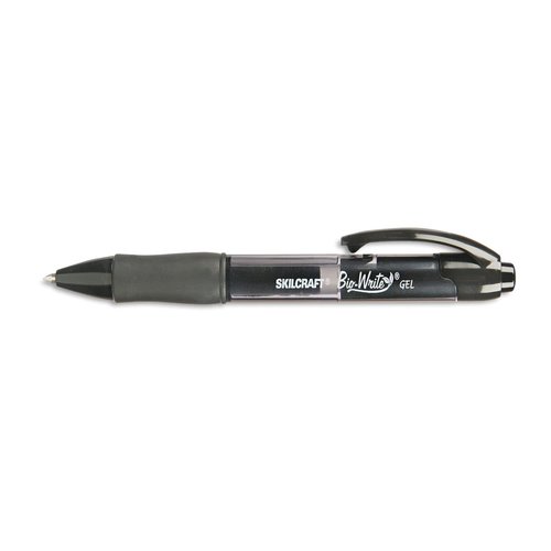 AbilityOne - 7520015882363 - SKILCRAFT® Bio-Write® Retractable Gel Pen - Black Ink - 12 units