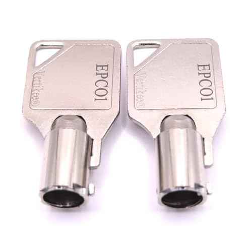 Replacement EN1 EPCO1 Elevator Keys Commonly Used on Many Craft Elevators and Some Schindler Elevators. Dark Engraved.