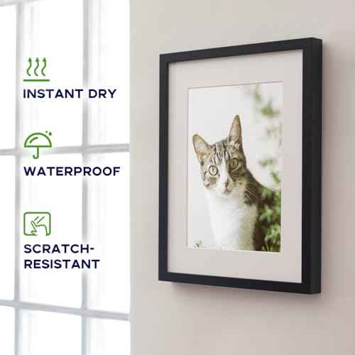 100 Sheets Matte Photo Paper 8.5x11, Goefun 200GSM/54LB Inkjet Printer Paper for Dye Ink and Pigment Ink